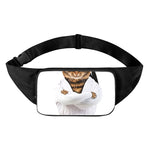 Karate Cat Print Waist Bag