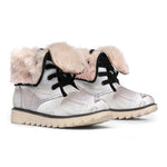 Karate Cat Print Winter Boots