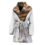 Karate Cat Print Women's Bathrobe