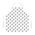 Karate Fighter Pattern Print Adjustable Apron