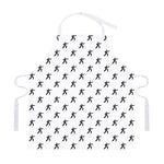 Karate Fighter Pattern Print Adjustable Apron