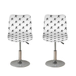 Karate Fighter Pattern Print Bar Stool Covers