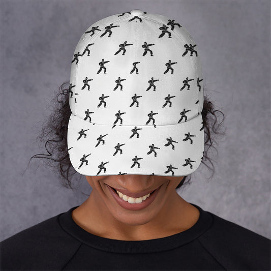 Karate Fighter Pattern Print Baseball Cap