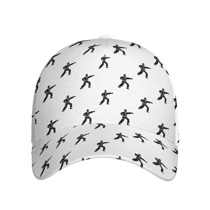 Karate Fighter Pattern Print Baseball Cap