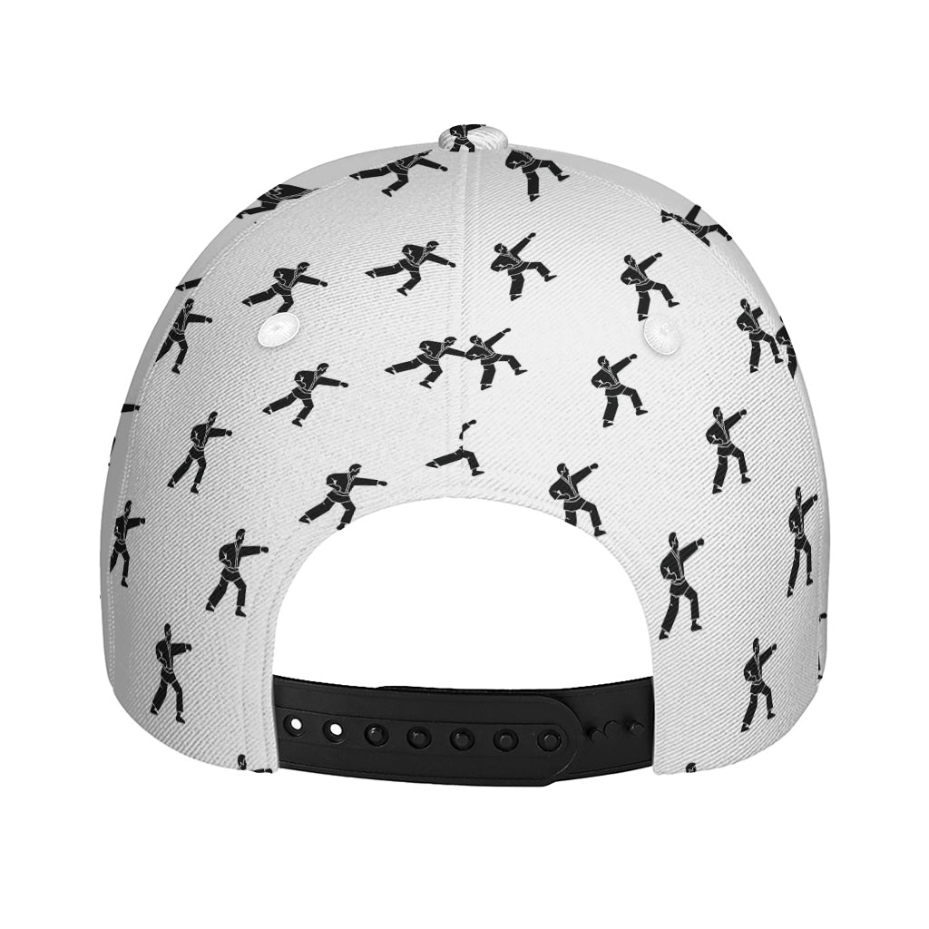 Karate Fighter Pattern Print Baseball Cap