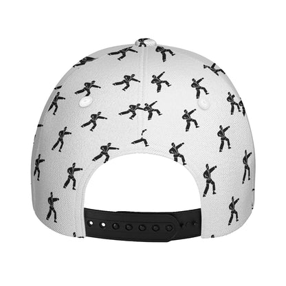Karate Fighter Pattern Print Baseball Cap