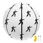 Karate Fighter Pattern Print Basketball