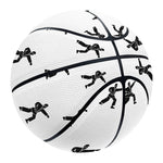 Karate Fighter Pattern Print Basketball