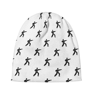 Karate Fighter Pattern Print Beanie