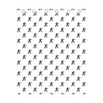 Karate Fighter Pattern Print Curtain