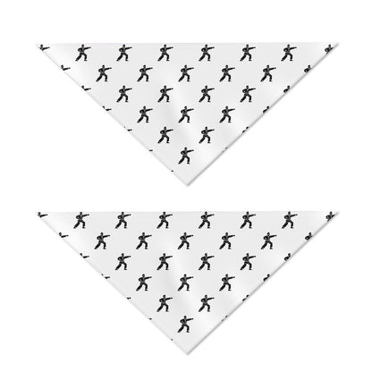 Karate Fighter Pattern Print Dog Bandana