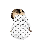 Karate Fighter Pattern Print Dog Zip Up Jacket