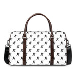 Karate Fighter Pattern Print Duffle Bag