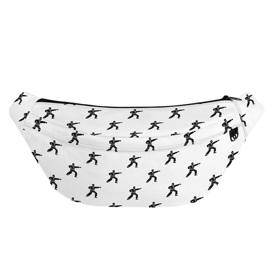 Karate Fighter Pattern Print Fanny Pack