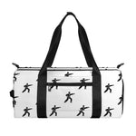 Karate Fighter Pattern Print Gym Bag