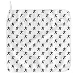 Karate Fighter Pattern Print Hand Towel