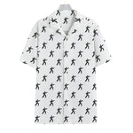 Karate Fighter Pattern Print Hawaiian Shirt