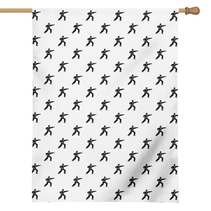 Karate Fighter Pattern Print House Flag