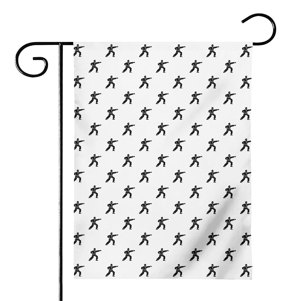 Karate Fighter Pattern Print House Flag