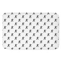 Karate Fighter Pattern Print Indoor Door Mat