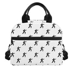 Karate Fighter Pattern Print Insulated Lunch Bag