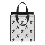 Karate Fighter Pattern Print Insulated Lunch Tote