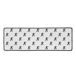 Karate Fighter Pattern Print Long Kitchen Mat
