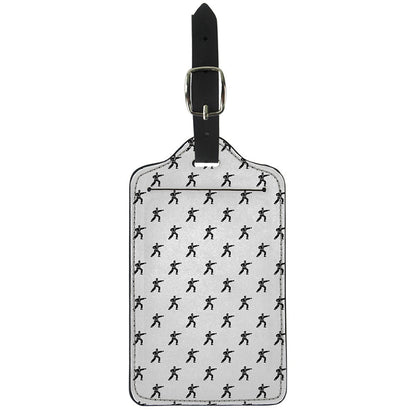Karate Fighter Pattern Print Luggage Tag