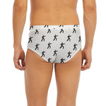 Karate Fighter Pattern Print Men's Briefs