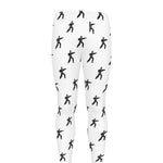 Karate Fighter Pattern Print Men's leggings