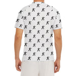 Karate Fighter Pattern Print Men's Short Sleeve Rash Guard