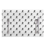 Karate Fighter Pattern Print Placemat