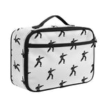 Karate Fighter Pattern Print Portable Lunch Bag