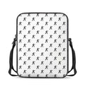 Karate Fighter Pattern Print Rectangular Crossbody Bag