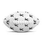 Karate Fighter Pattern Print Rugby Ball