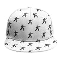 Karate Fighter Pattern Print Snapback Cap