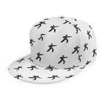Karate Fighter Pattern Print Snapback Cap