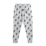 Karate Fighter Pattern Print Sweatpants
