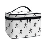 Karate Fighter Pattern Print Travel Makeup Bag