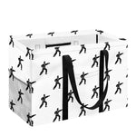 Karate Fighter Pattern Print Utility Tote Bag
