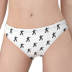 Karate Fighter Pattern Print Women's Panties