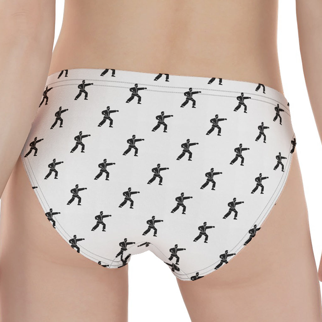 Karate Fighter Pattern Print Women's Panties