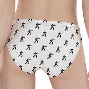 Karate Fighter Pattern Print Women's Panties