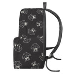 Karate Gi Pattern Print Backpack