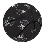 Karate Gi Pattern Print Basketball