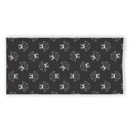 Karate Gi Pattern Print Beach Towel