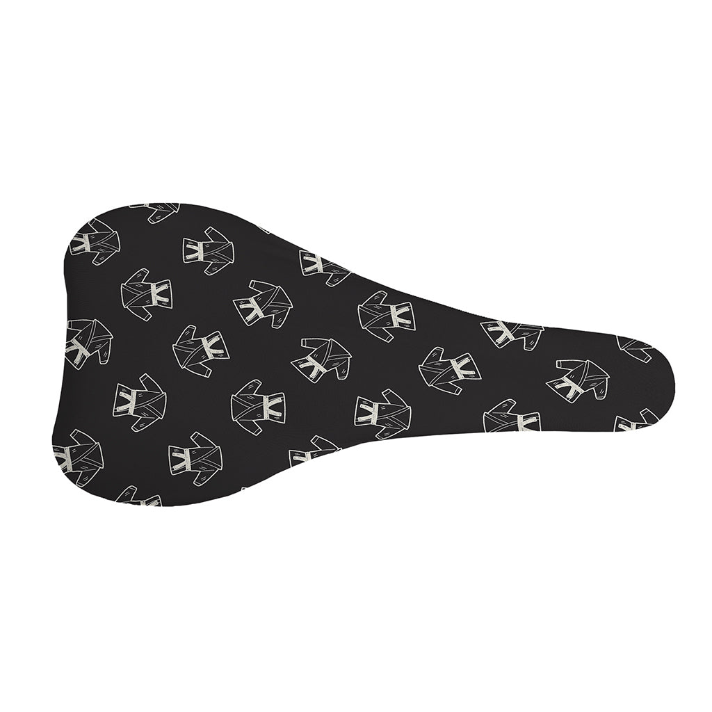 Karate Gi Pattern Print Bicycle Seat Cover