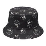 Karate Gi Pattern Print Bucket Hat