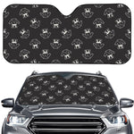 Karate Gi Pattern Print Car Windshield Sun Shade