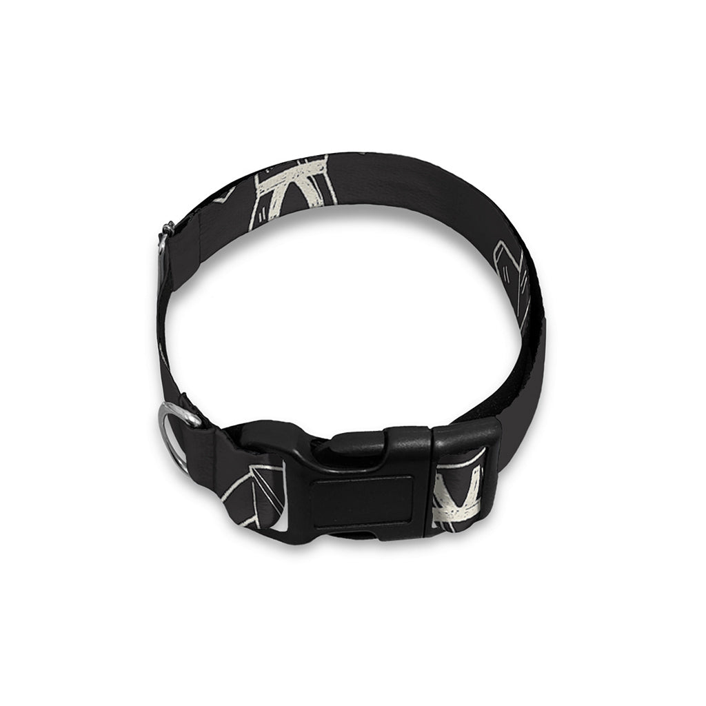 Karate Gi Pattern Print Dog Collar